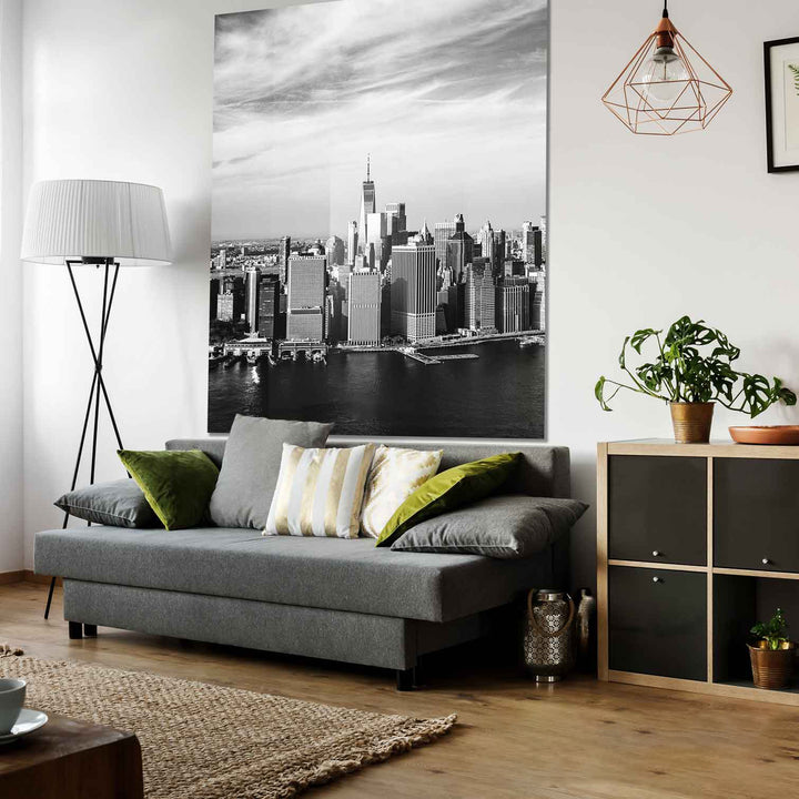 NYC City View Vintage Canvas Print