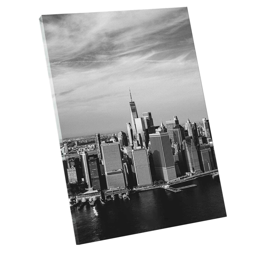 NYC City View Vintage Canvas Print