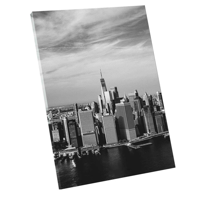 NYC City View Vintage Canvas Print