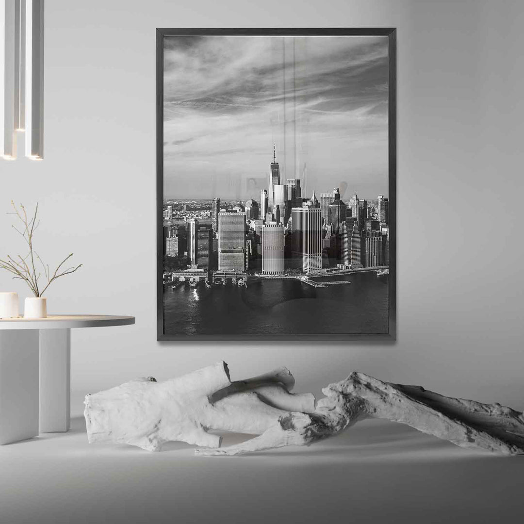 NYC City View Vintage Canvas Print
