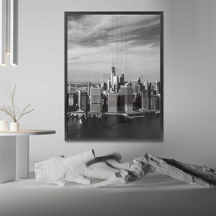 NYC City View Vintage Canvas Print