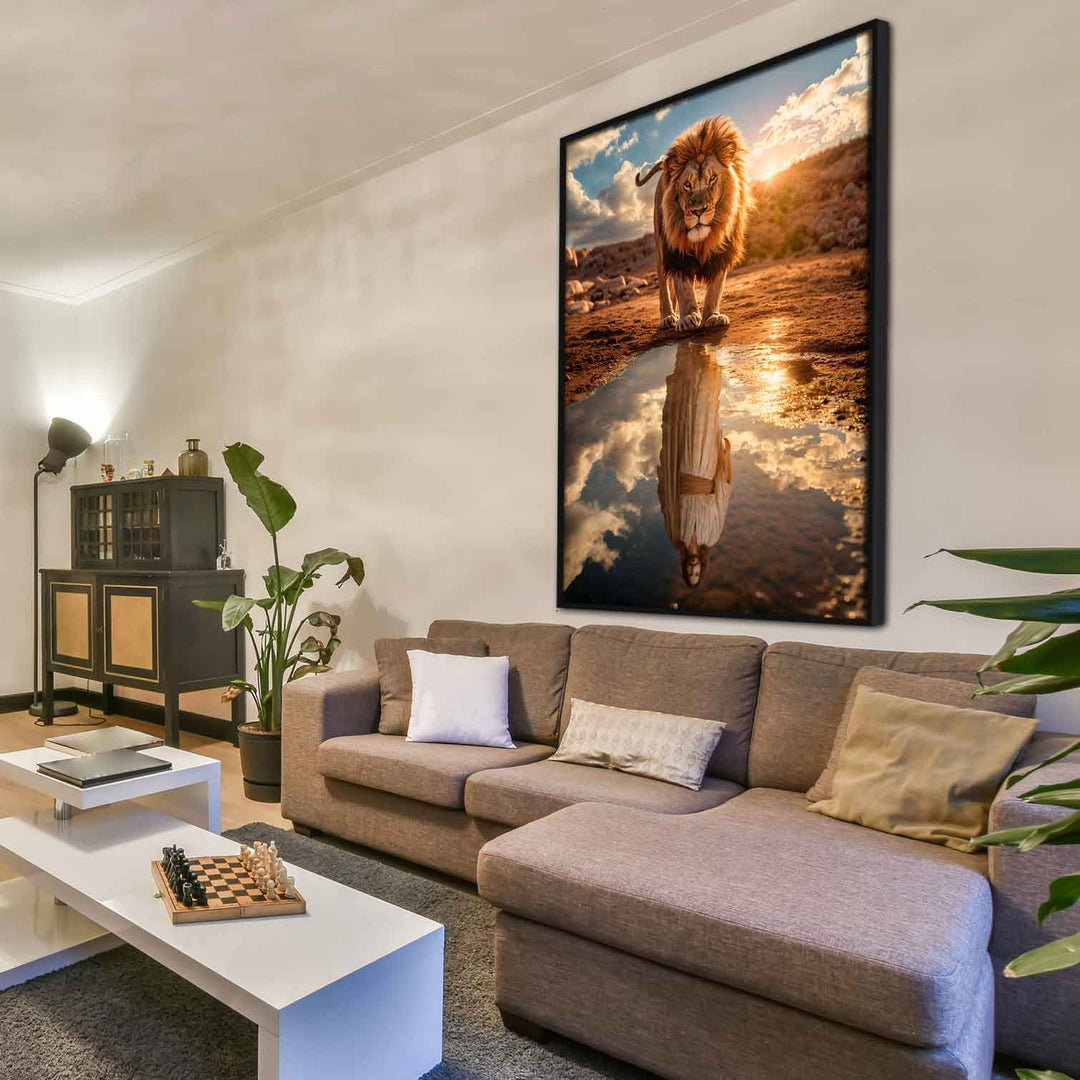 Lion of Judah Modern Religious Sacred Canvas Print