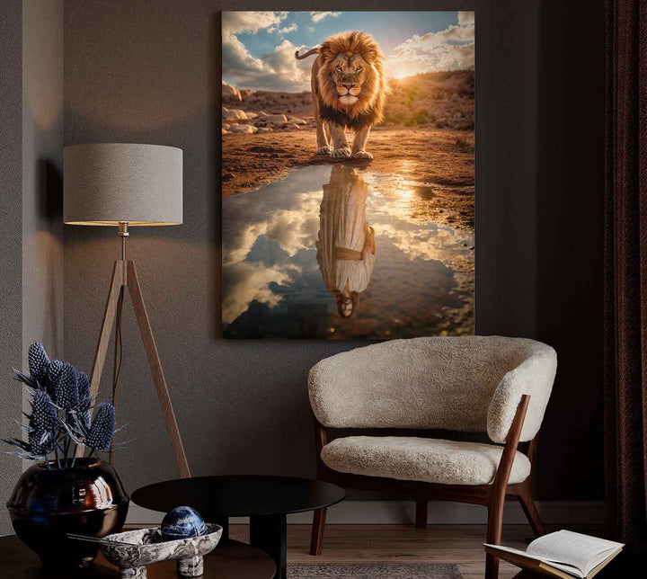 Lion of Judah Modern Religious Sacred Canvas Print