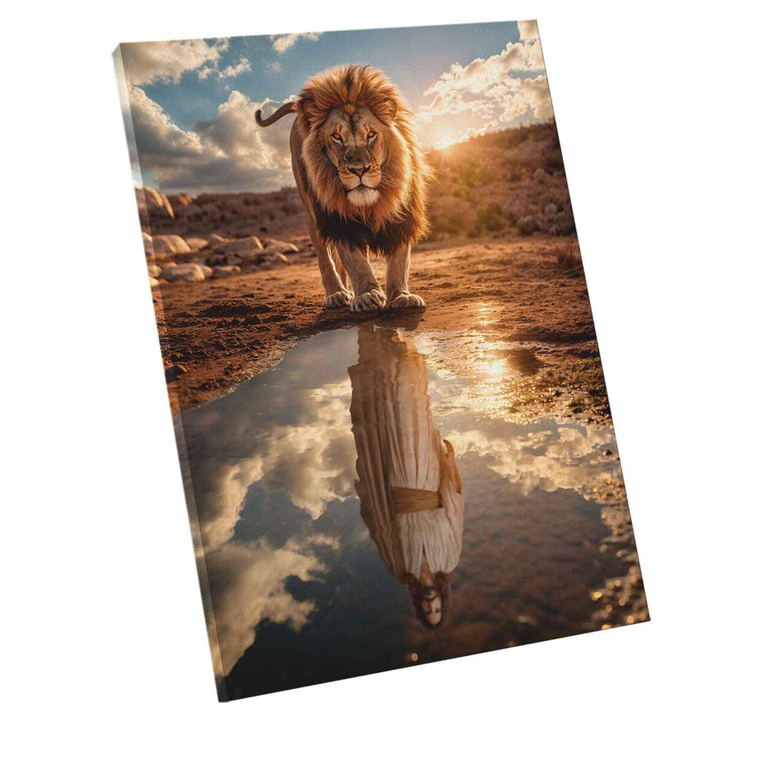 Lion of Judah Modern Religious Sacred Canvas Print