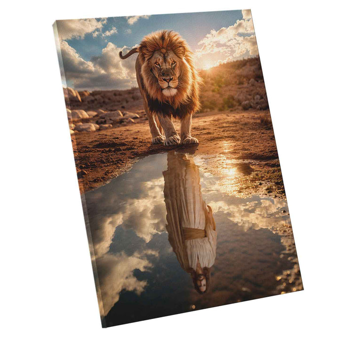Lion of Judah Modern Religious Sacred Canvas Print
