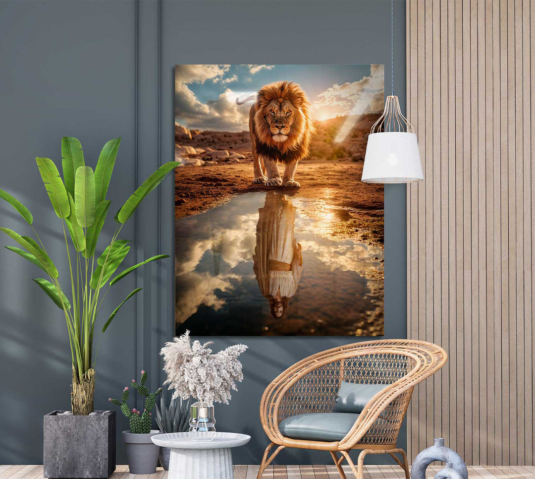 Lion of Judah Modern Religious Sacred Canvas Print