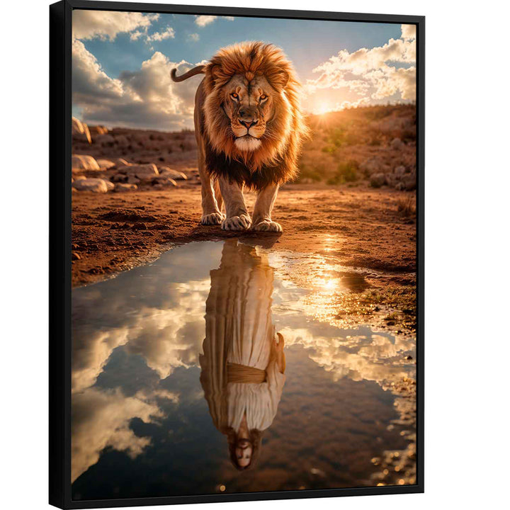 Lion of Judah Modern Religious Sacred Canvas Print