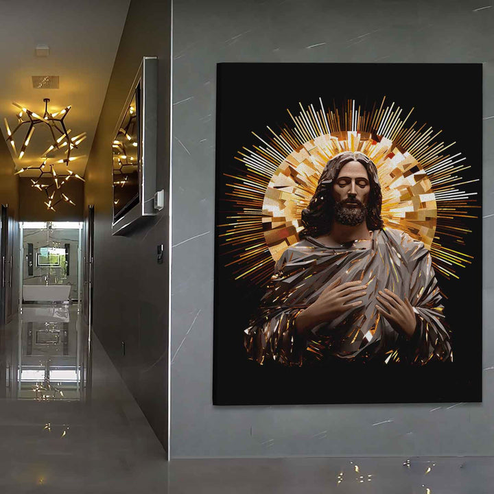 Jesus Praying Wall Art