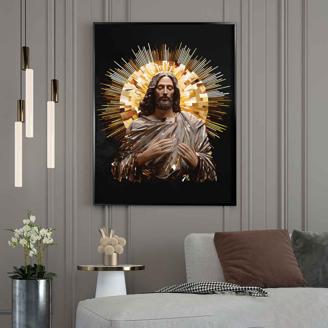 Jesus Praying Wall Art