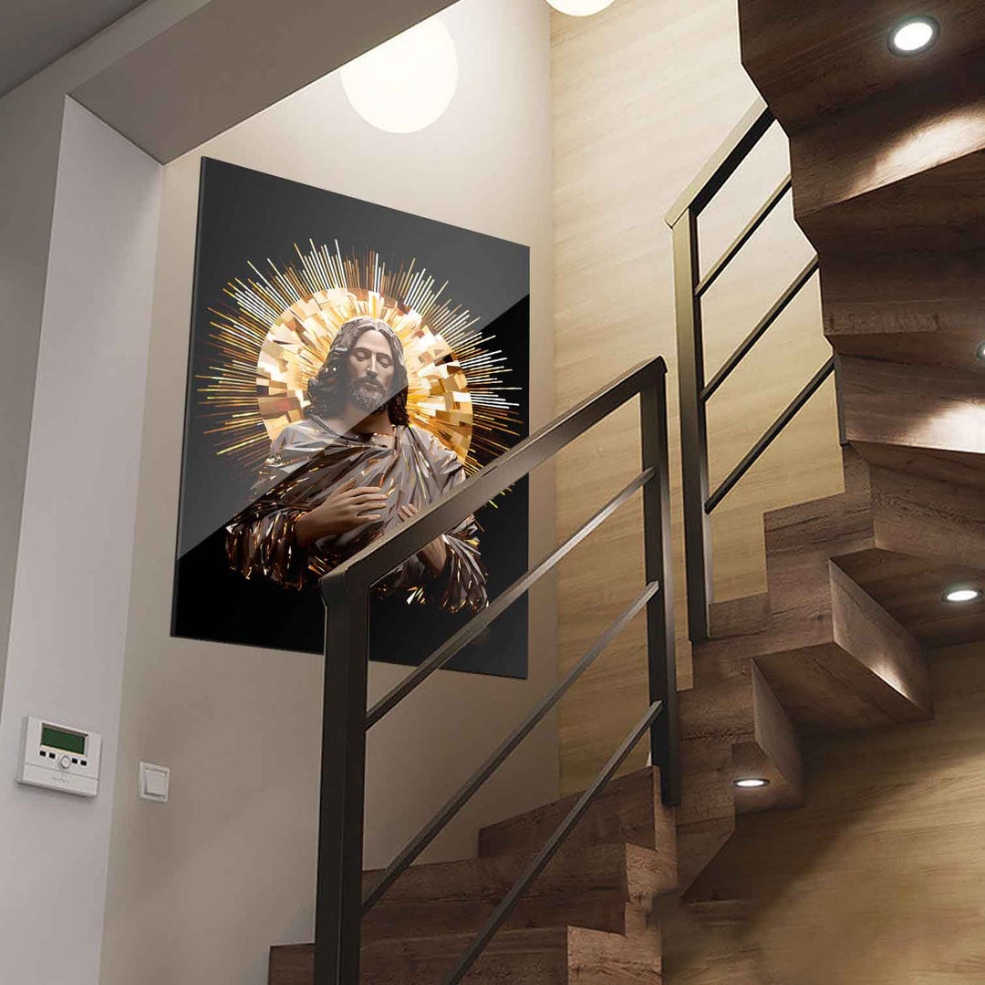 Jesus Praying Wall Art