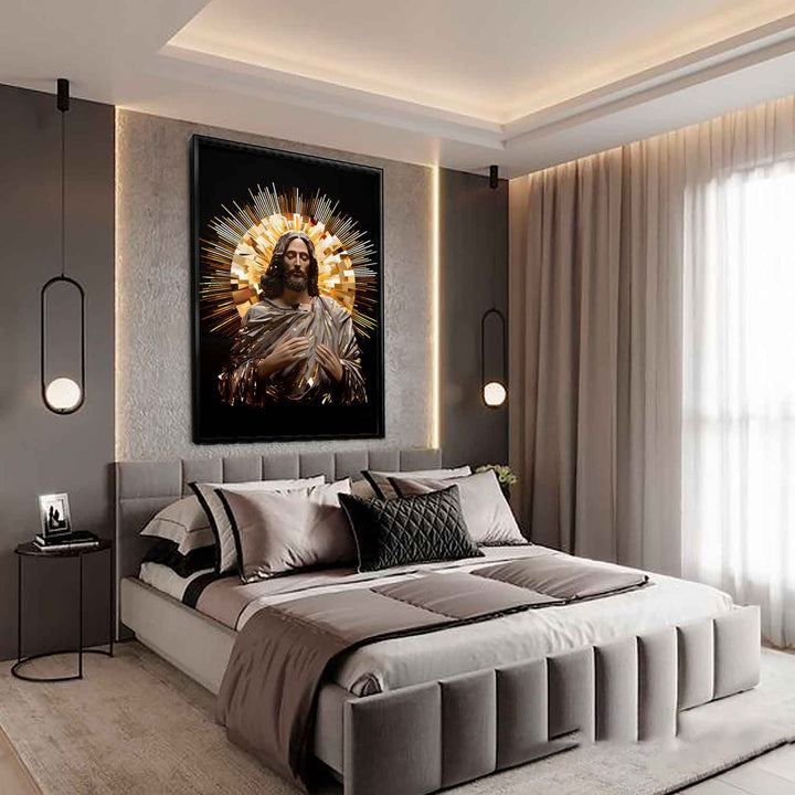 Jesus Praying Wall Art