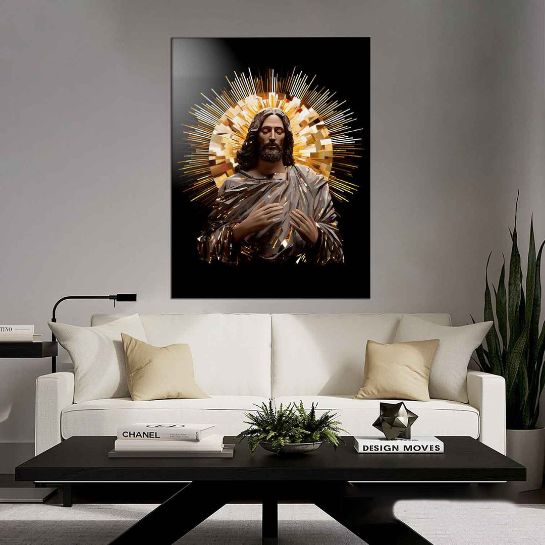 Jesus Praying Wall Art