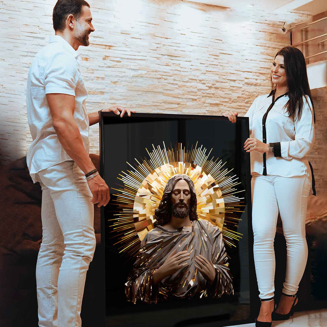 Jesus Praying Wall Art