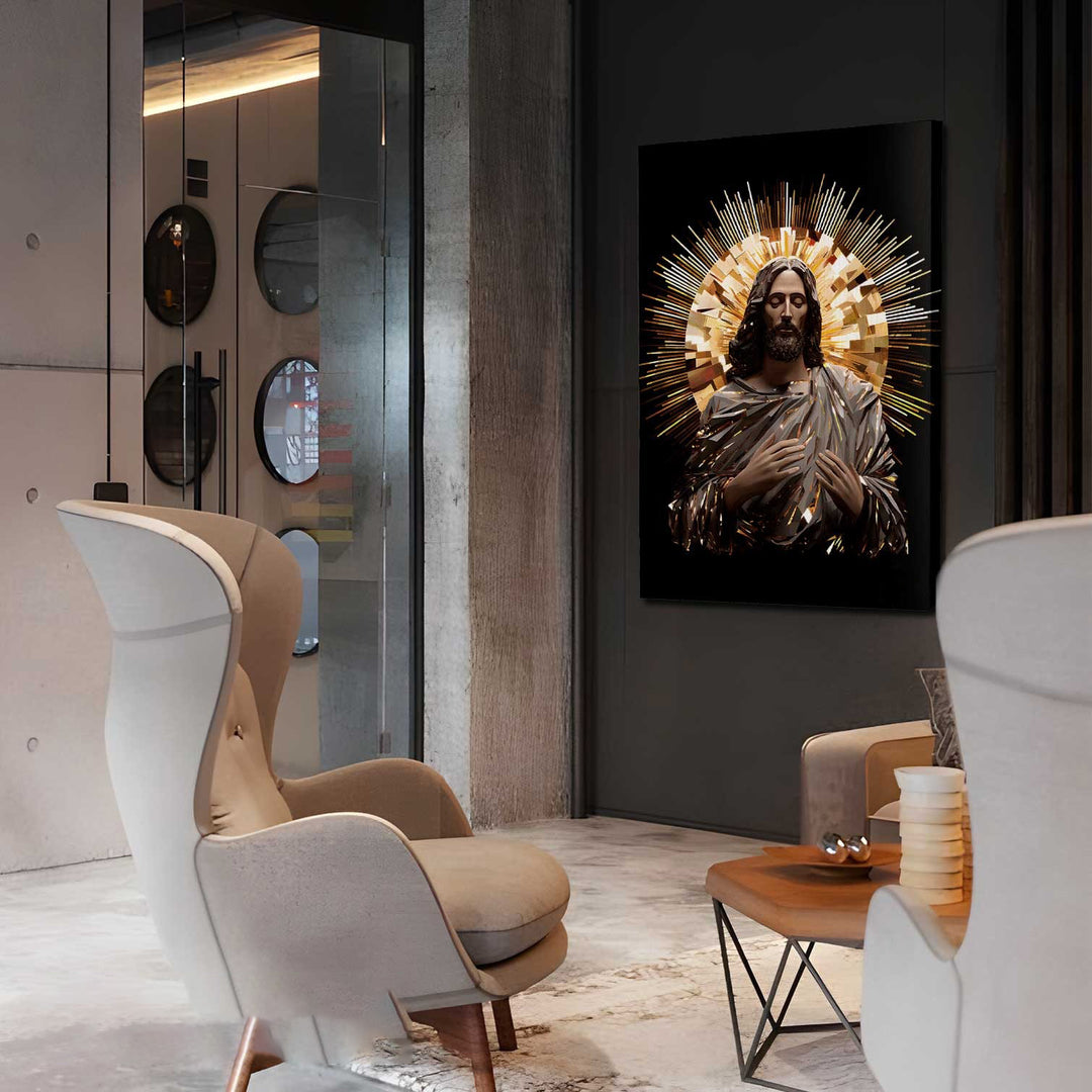 Jesus Praying Wall Art