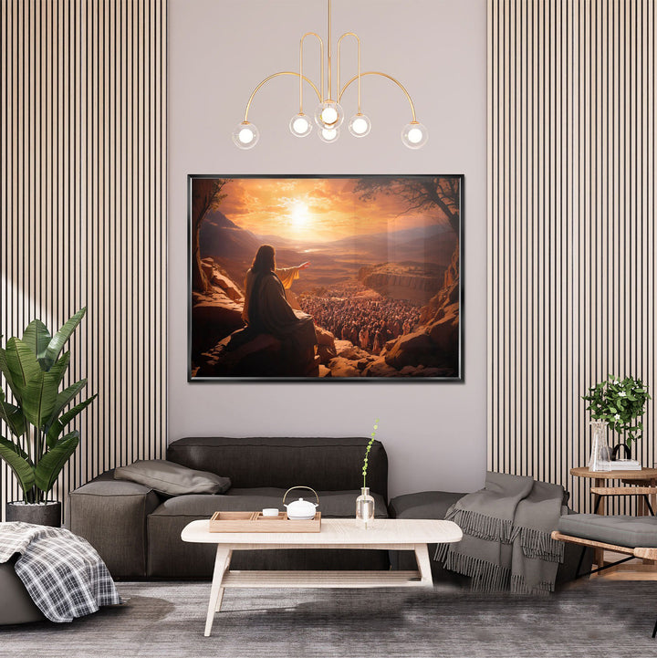 Jesus and His Followers Canvas – Spiritual Wall Art