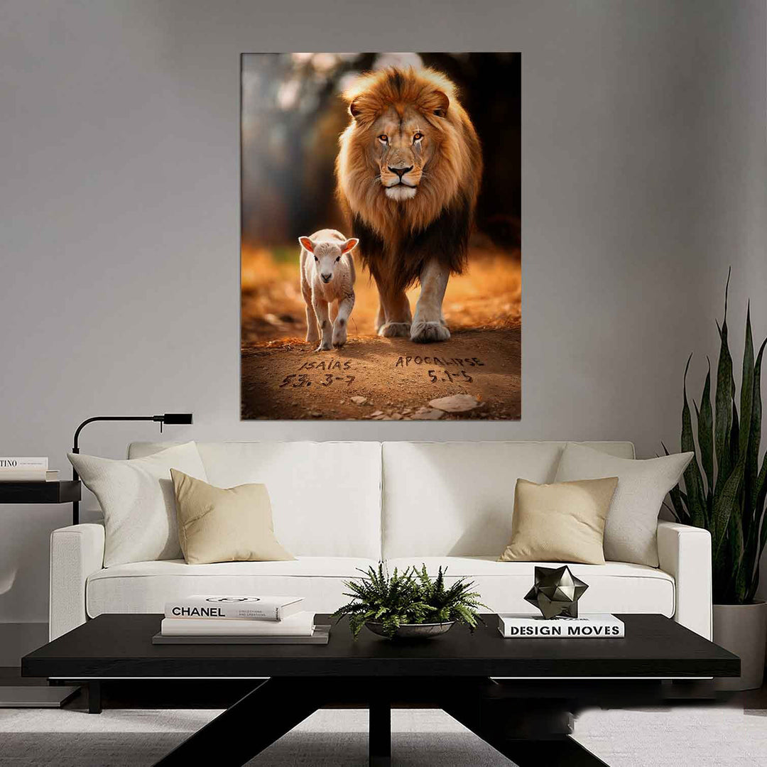 Painting The Return of the Lion of Judah