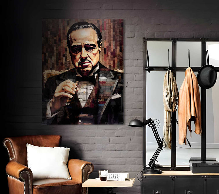 God Father Movie Mafia Wall Art Canvas Print