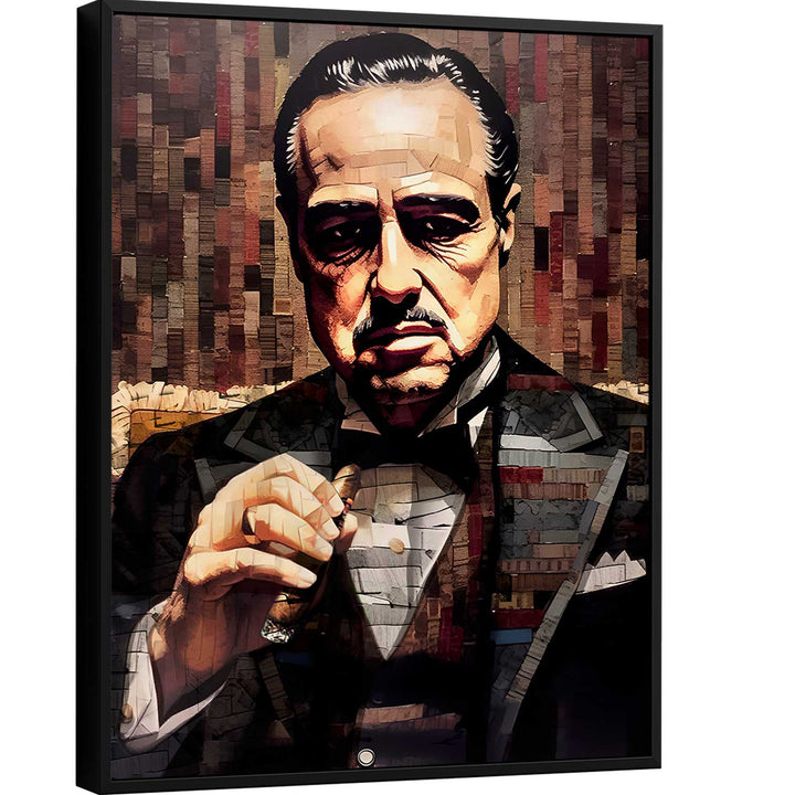 God Father Movie Mafia Wall Art Canvas Print