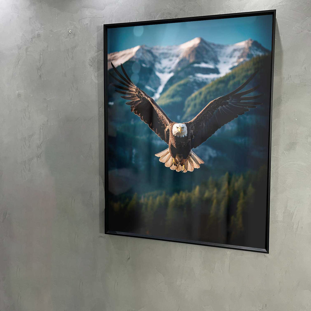 Flight of an eagle motivational art