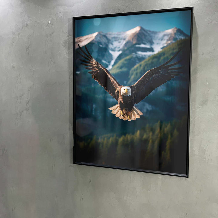 Flight of an eagle motivational art