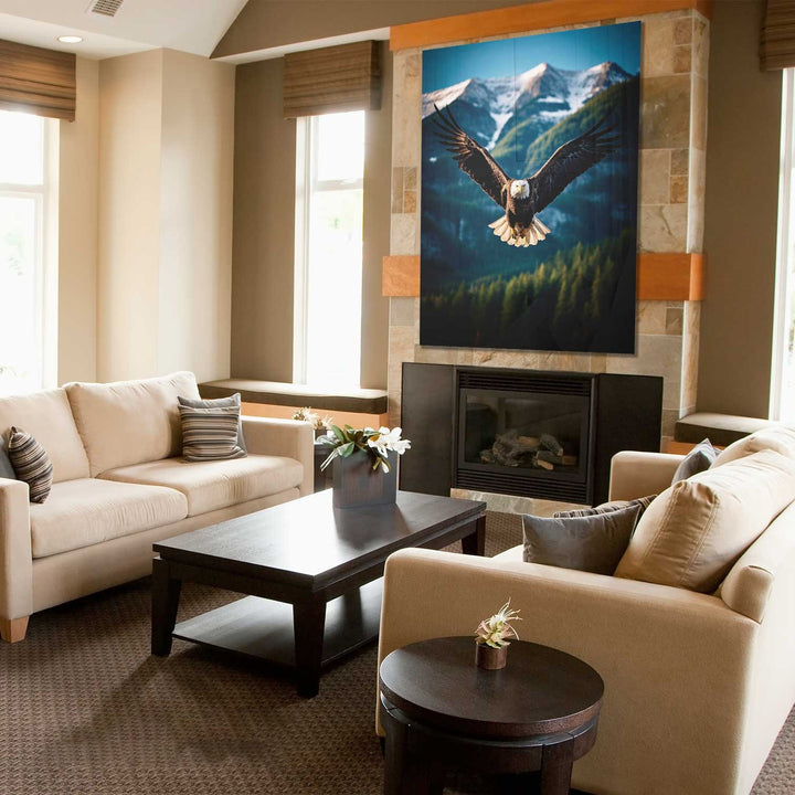 Flight of an eagle motivational art