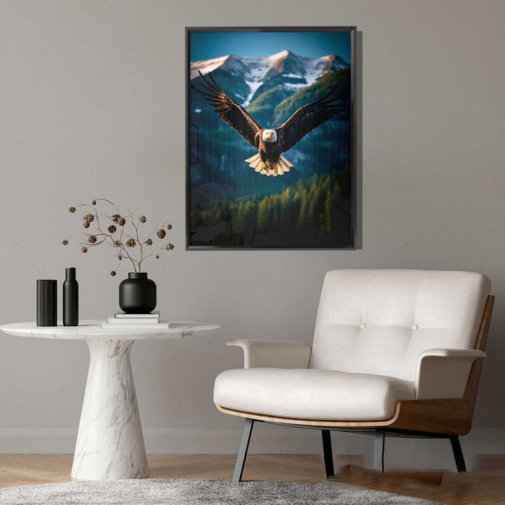 Flight of an eagle motivational art