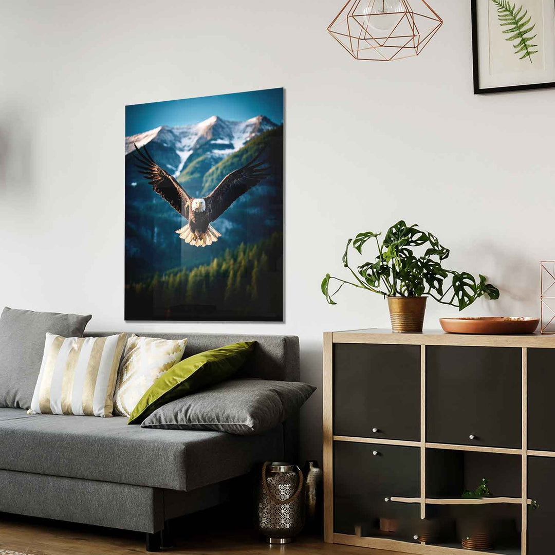 Flight of an eagle motivational art