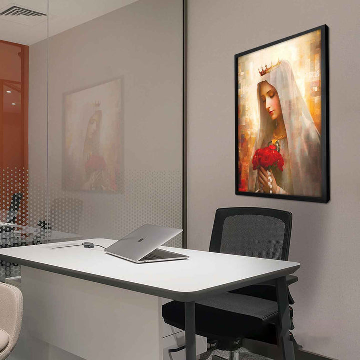 Our Lady of Fatima Grid Art Canvas