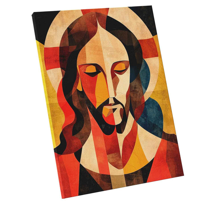 Abstract Jesus Painting