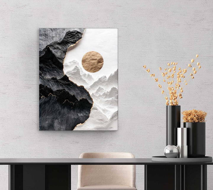 Nature Balance Abstract Black And White Nature Art