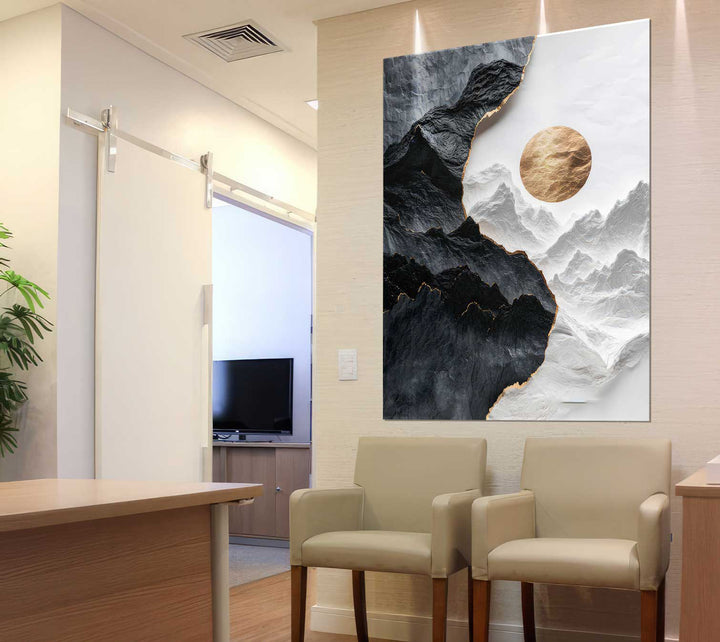 Nature Balance Abstract Black And White Nature Art