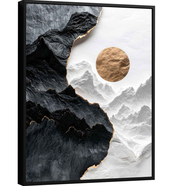Nature Balance Abstract Black And White Nature Art