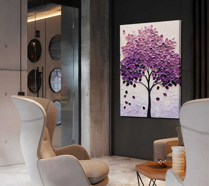 Abstract Violet Tree of Life