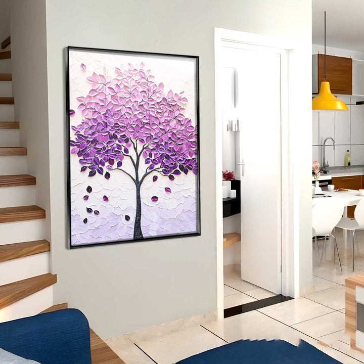 Abstract Violet Tree of Life