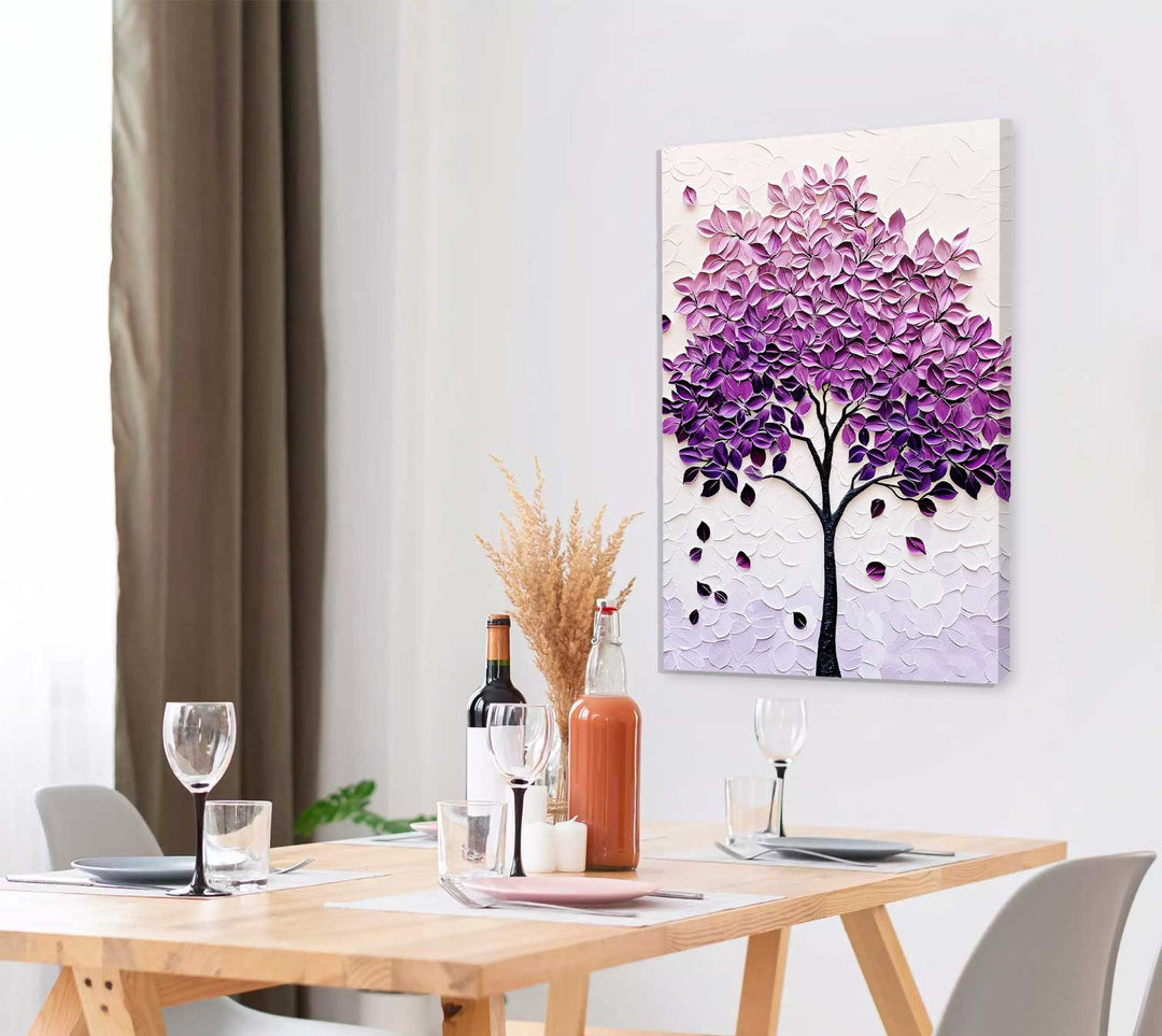 Abstract Violet Tree of Life