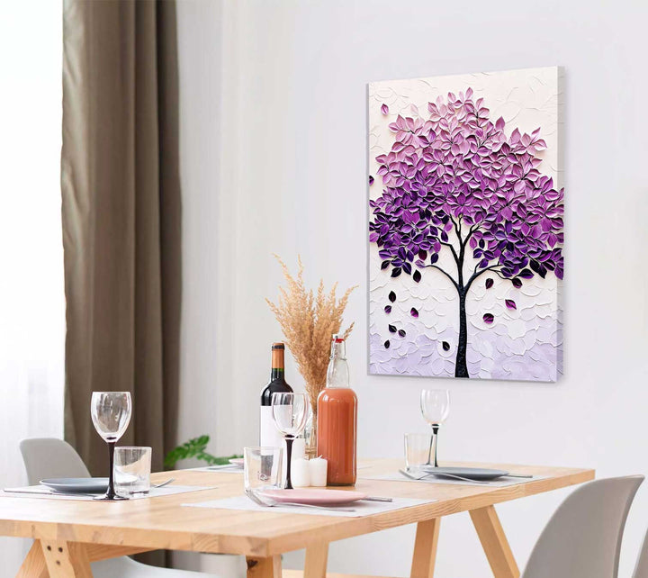 Abstract Violet Tree of Life