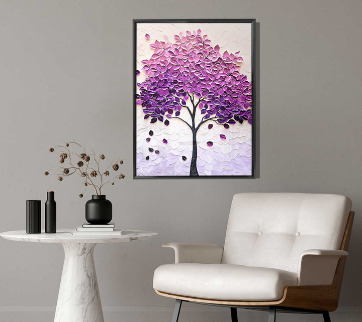 Abstract Violet Tree of Life