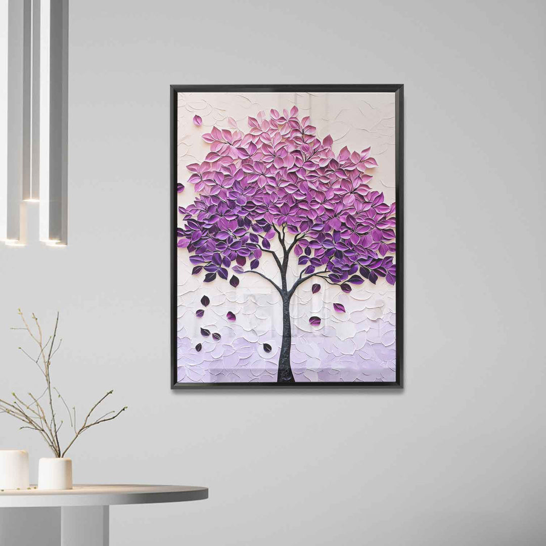 Abstract Violet Tree of Life