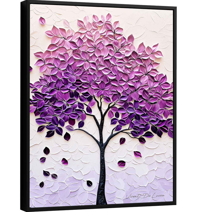 Abstract Violet Tree of Life
