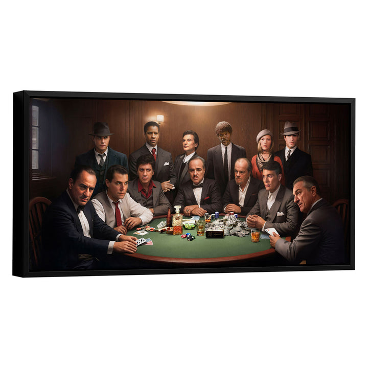 Gangsters Club Canvas Print – Dark Cinematic Art for Wall