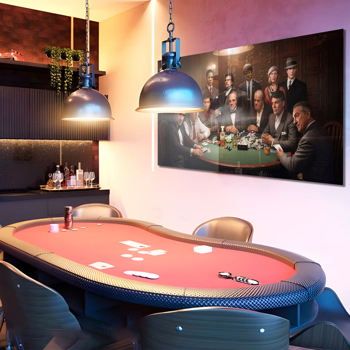 Gangsters Club Canvas Print – Dark Cinematic Art for Wall