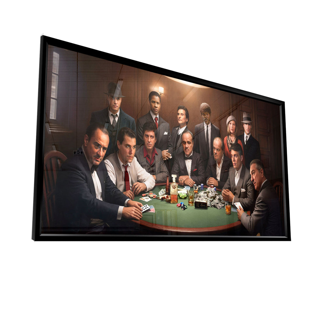 Gangsters Club Canvas Print – Dark Cinematic Art for Wall