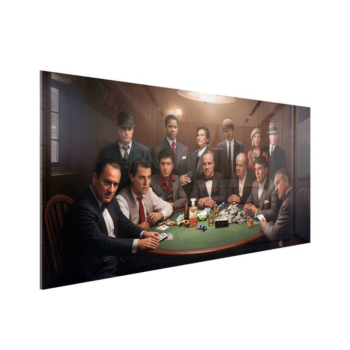 Gangsters Club Canvas Print – Dark Cinematic Art for Wall