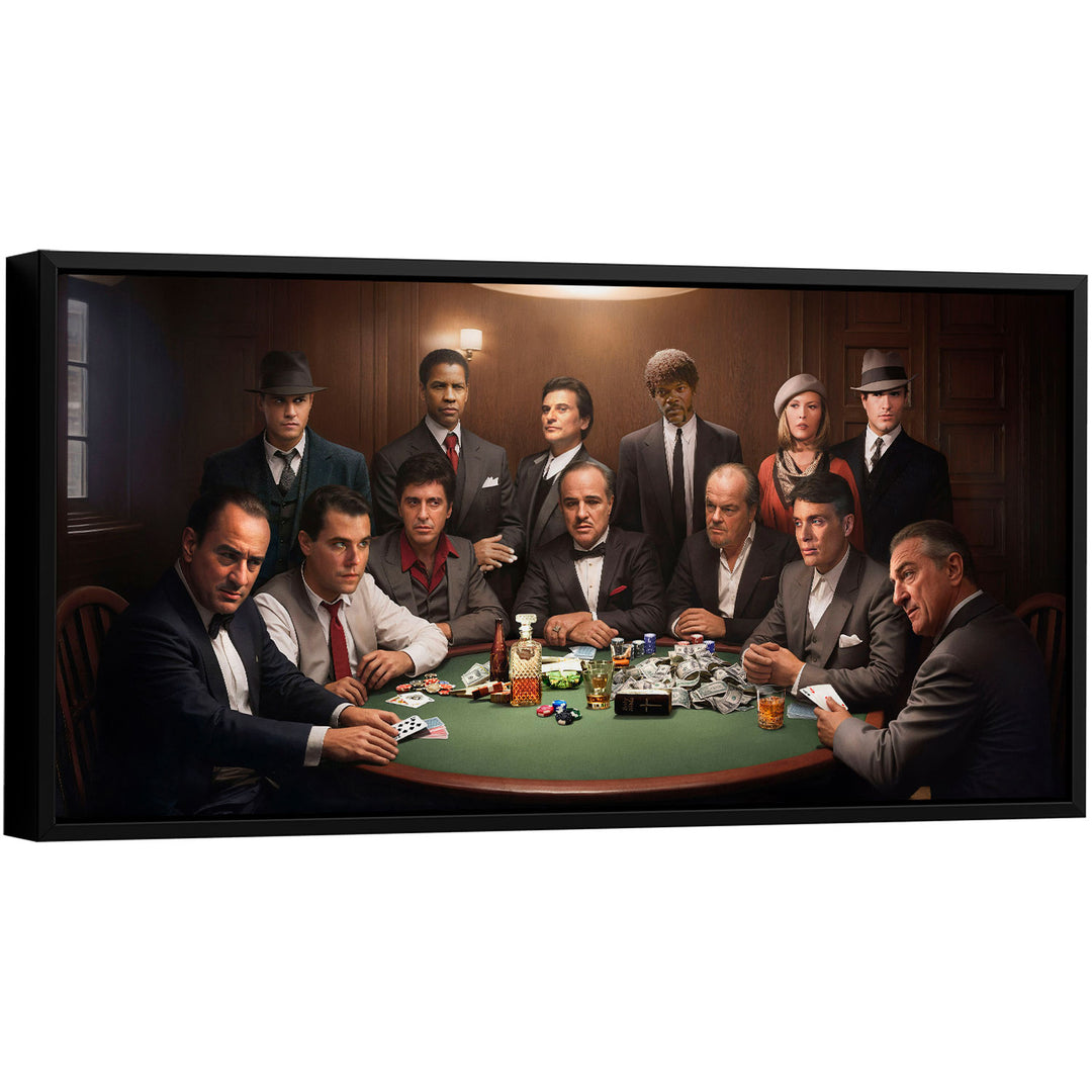 Gangsters Club Canvas Print – Dark Cinematic Art for Wall