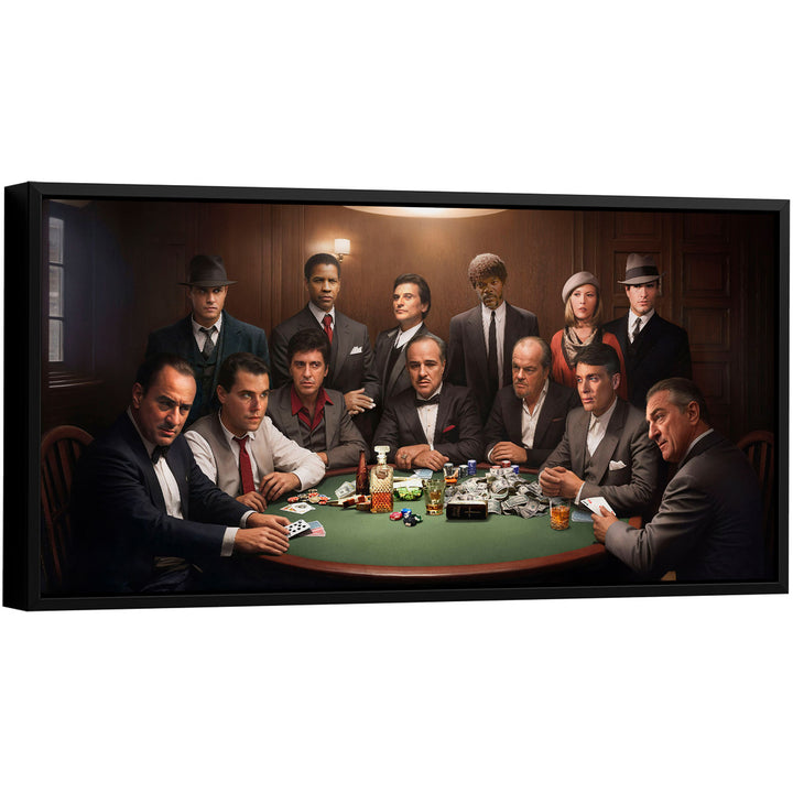 Gangsters Club Canvas Print – Dark Cinematic Art for Wall