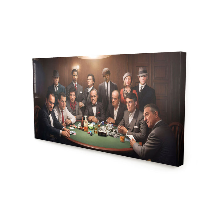 Gangsters Club Canvas Print – Dark Cinematic Art for Wall