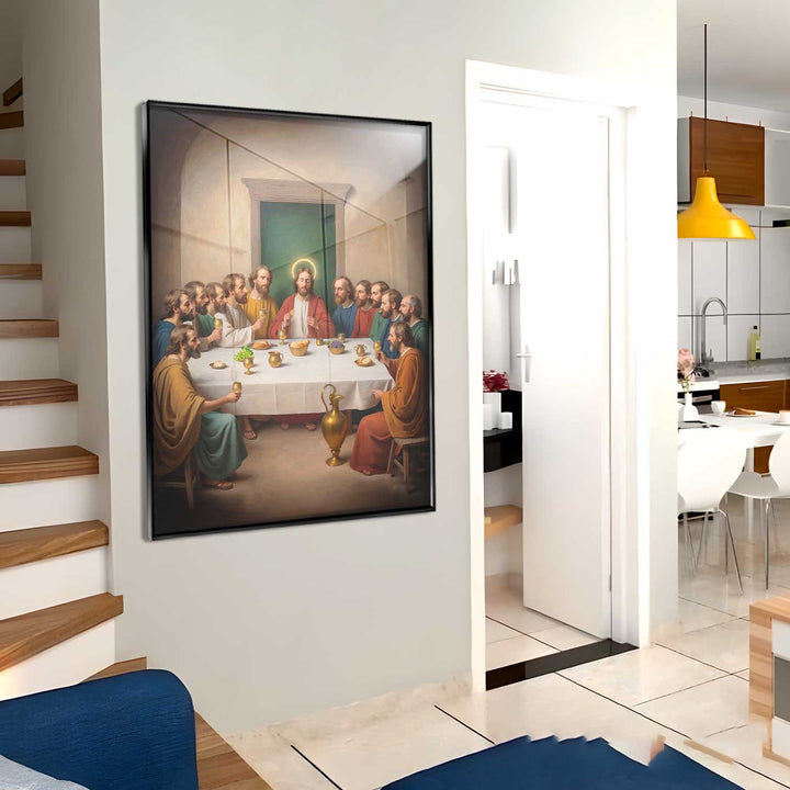 Holy Supper Jesus Canvas Print