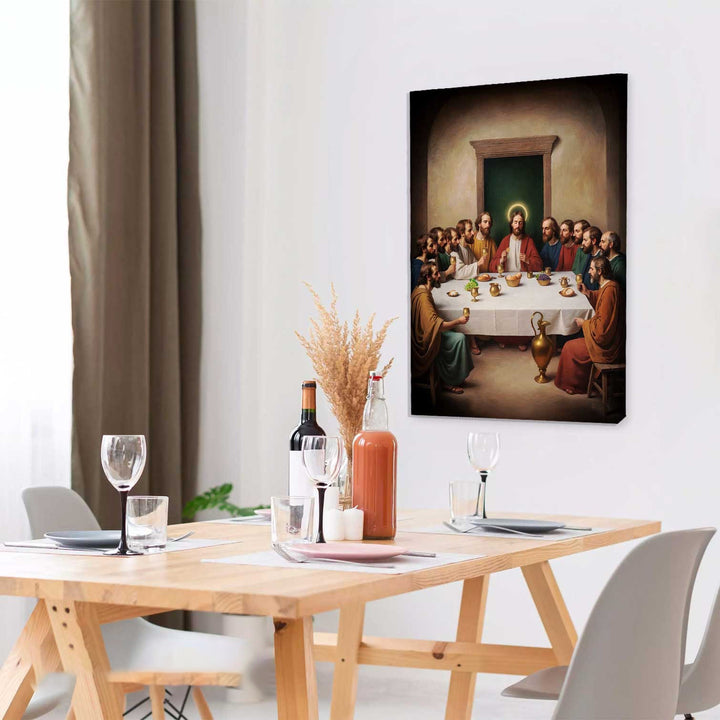 Holy Supper Jesus Canvas Print