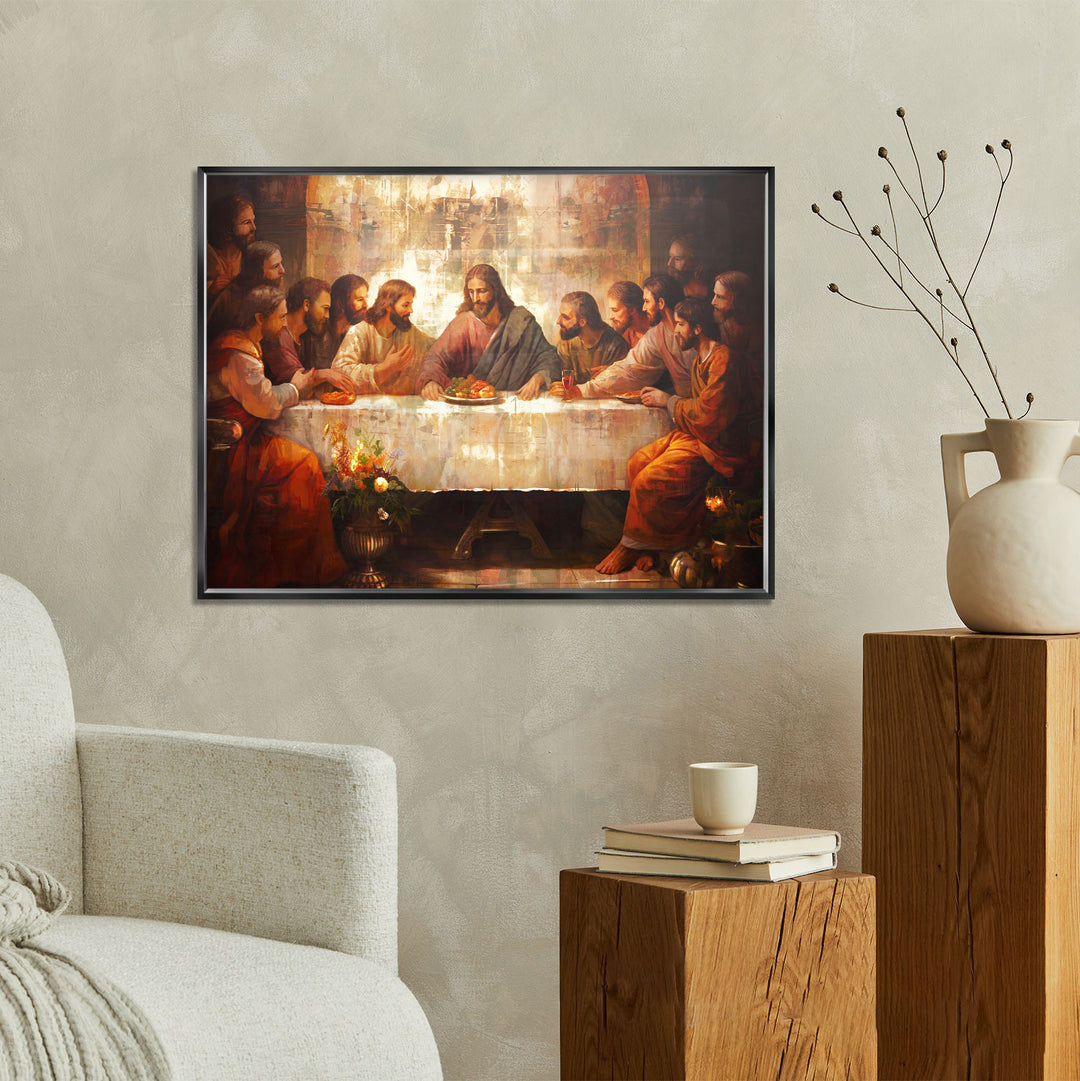 The Last Supper Abstract Religious Painting