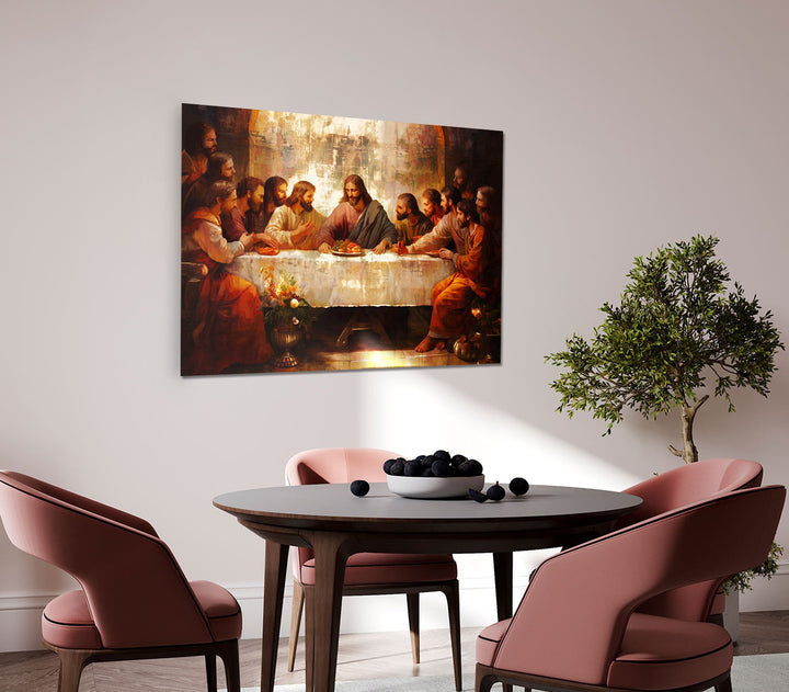 The Last Supper Abstract Religious Painting